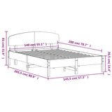 Bed Frame Without Mattress Solid Wood Pine