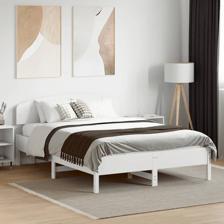Bed Frame Without Mattress Solid Wood Pine