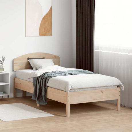 Bed Frame Without Mattress Solid Wood Pine