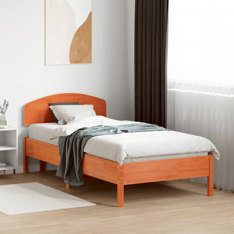 Bed Frame Without Mattress Solid Wood Pine