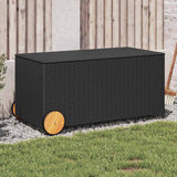 Garden Storage Box Poly Rattan