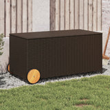 Garden Storage Box Poly Rattan