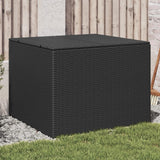 Garden Storage Box Poly Rattan