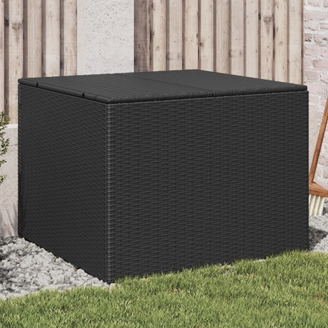 Garden Storage Box Poly Rattan