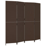Room Divider 4 Panels Poly Rattan