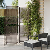 Room Divider 4 Panels Poly Rattan