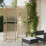 Room Divider 4 Panels Poly Rattan