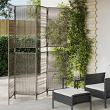 Room Divider 4 Panels Poly Rattan