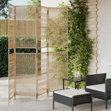 Room Divider 4 Panels Poly Rattan