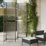 Room Divider 4 Panels Poly Rattan