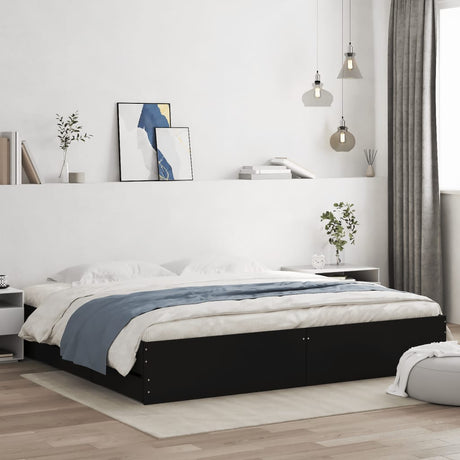 Bed Frame With Drawers Without Mattress Super King