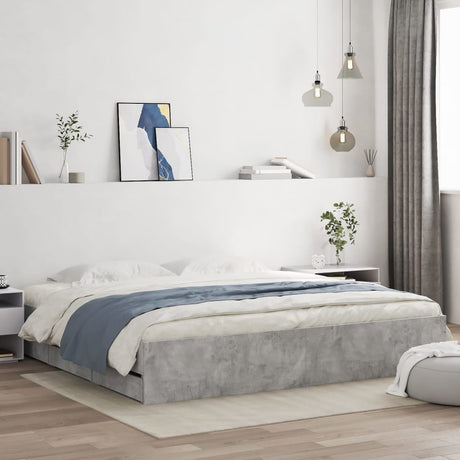 Bed Frame With Drawers Without Mattress Super King