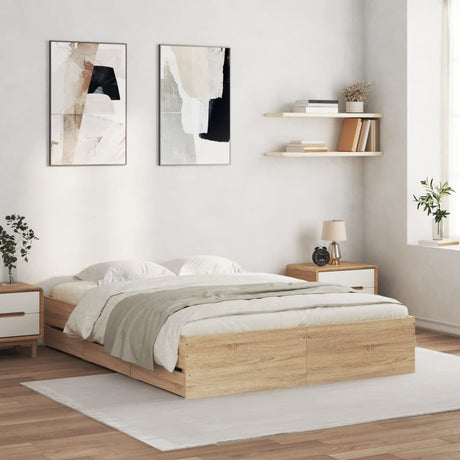 Bed Frame With Drawers Without Mattress Super King