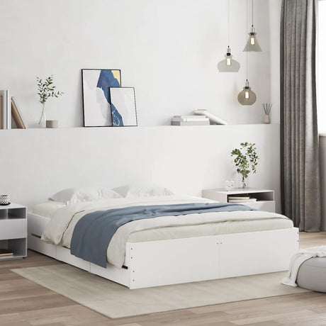Bed Frame With Drawers Without Mattress Super King