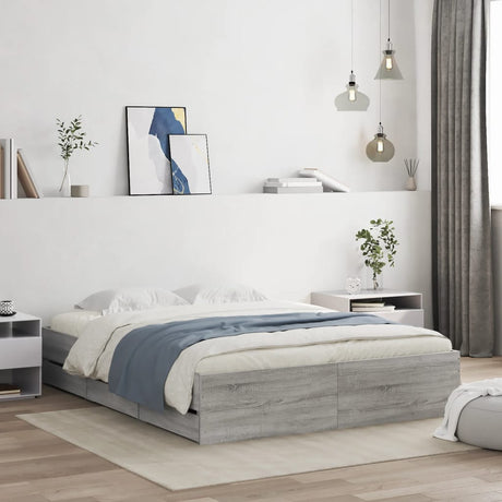 Bed Frame With Drawers Without Mattress Super King