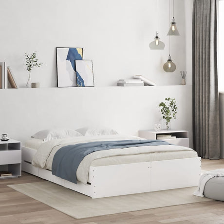 Bed Frame With Drawers Without Mattress Super King