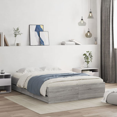 Bed Frame With Drawers Without Mattress Super King