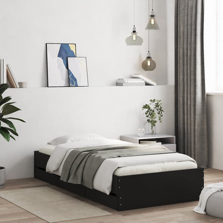 Bed Frame With Drawers Without Mattress Super King