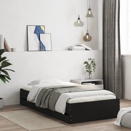 Bed Frame With Drawers Without Mattress Super King