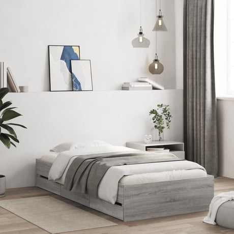 Bed Frame With Drawers Without Mattress Super King