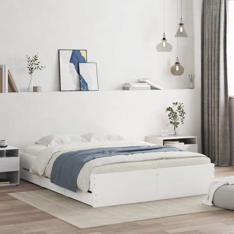 Bed Frame With Drawers Without Mattress Super King