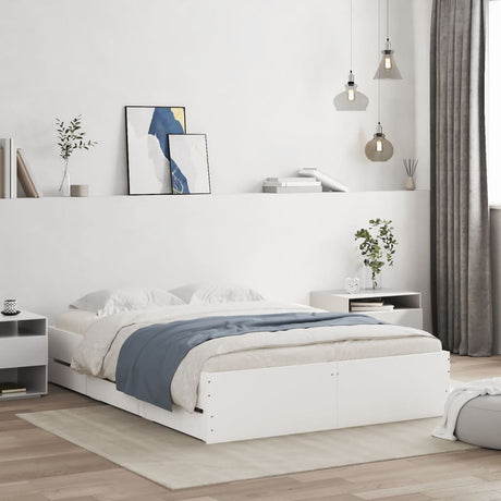 Bed Frame With Drawers Without Mattress Super King