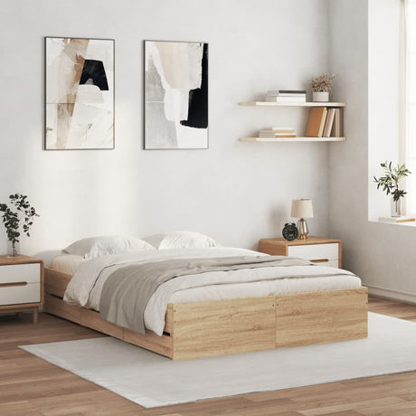 Bed Frame With Drawers Without Mattress Super King