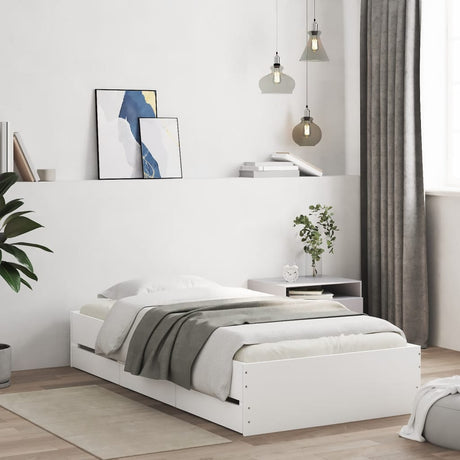 Bed Frame With Drawers Without Mattress Super King