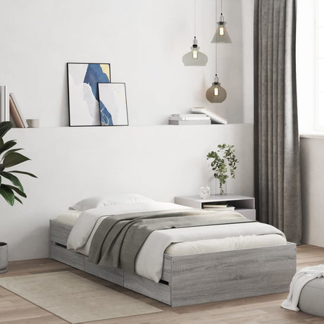 Bed Frame With Drawers Without Mattress Super King