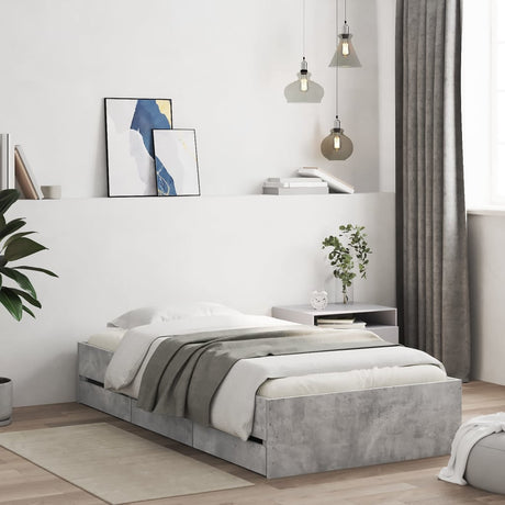 Bed Frame With Drawers Without Mattress Super King