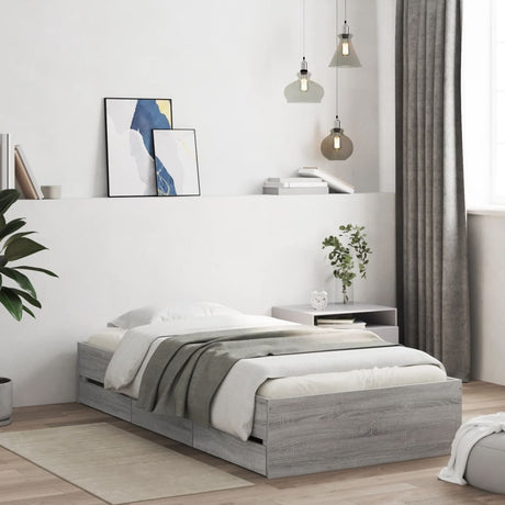 Bed Frame With Drawers Without Mattress Super King