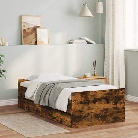 Bed Frame With Drawers Without Mattress Single