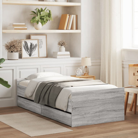 Bed Frame With Drawers Without Mattress Single