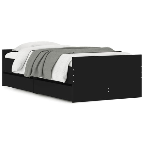 Bed Frame With Drawers Without Mattress Single