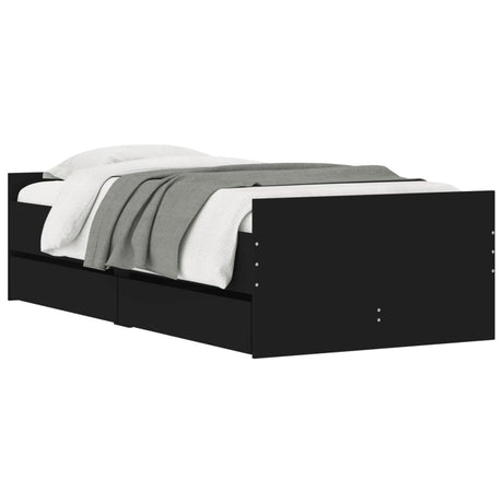 Bed Frame With Drawers Without Mattress Single