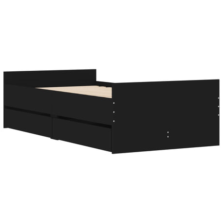 Bed Frame With Drawers Without Mattress Single