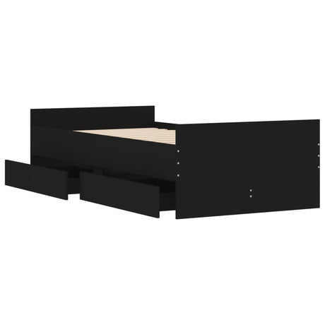 Bed Frame With Drawers Without Mattress Single