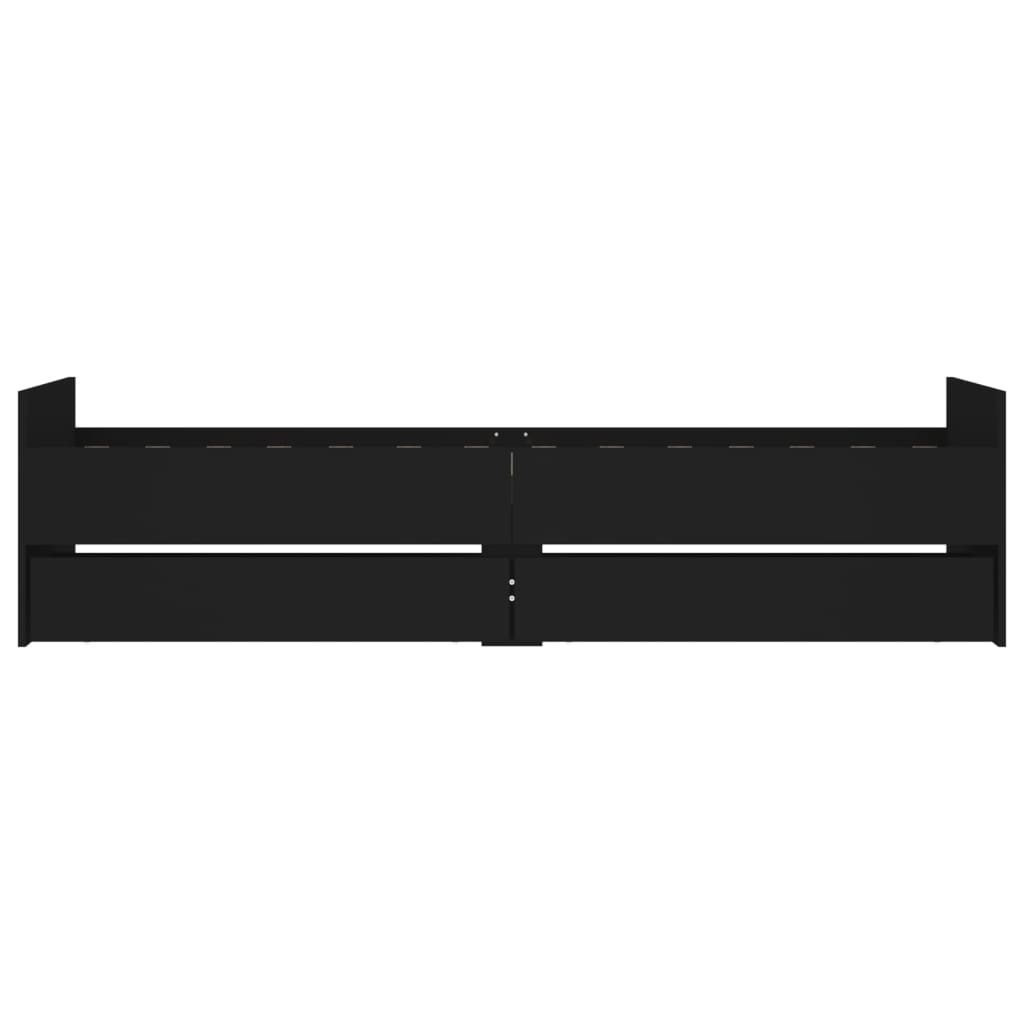 Bed Frame With Drawers Without Mattress Single