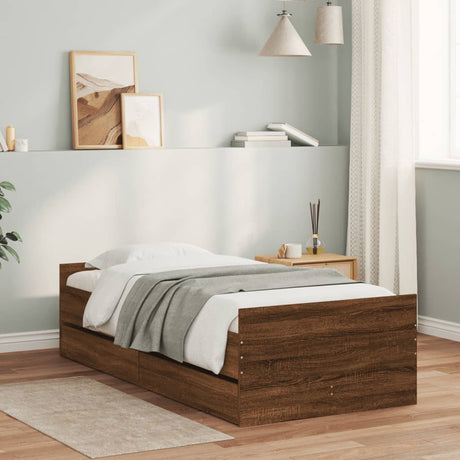 Bed Frame With Drawers Without Mattress Single