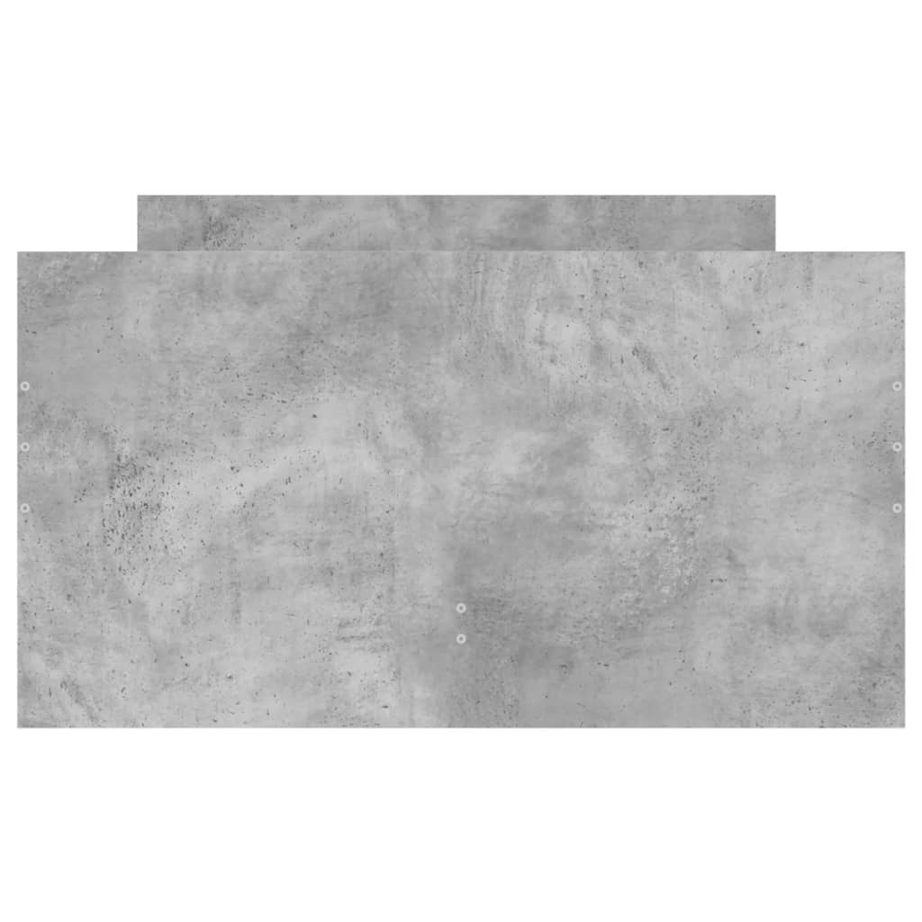 Bed Frame without Mattress Concrete Grey 75x190 cm Small Single Small Single