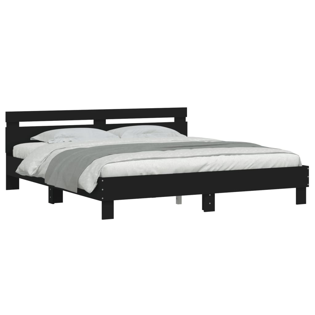 Bed Frame With Led Without Mattress