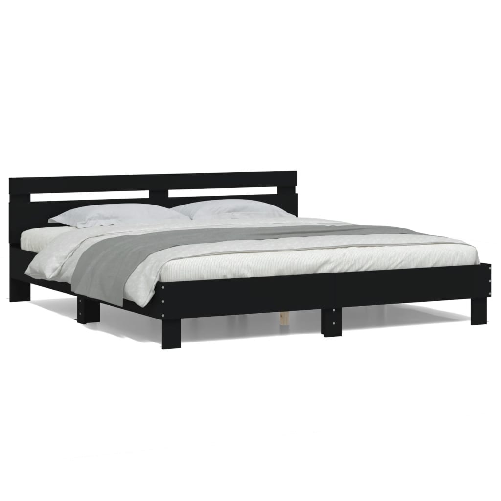 Bed Frame With Led Without Mattress