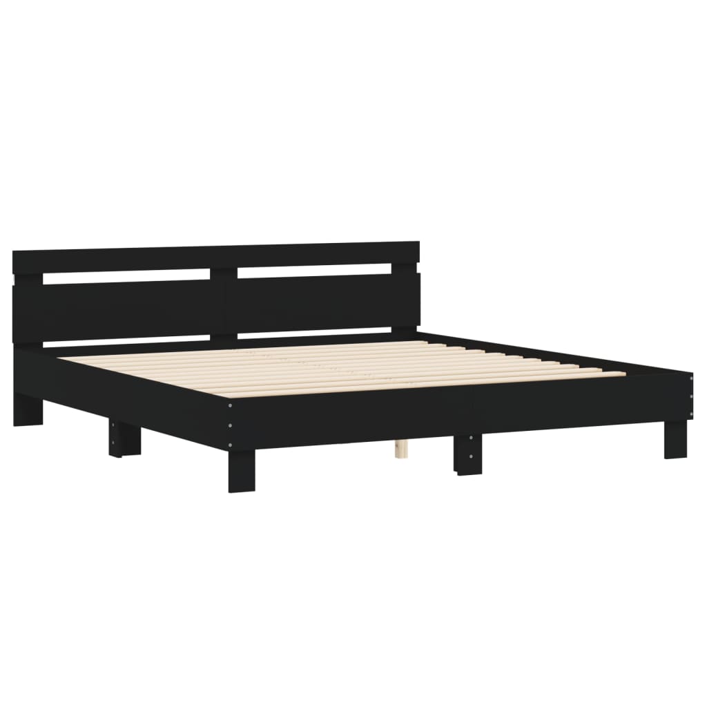Bed Frame With Led Without Mattress