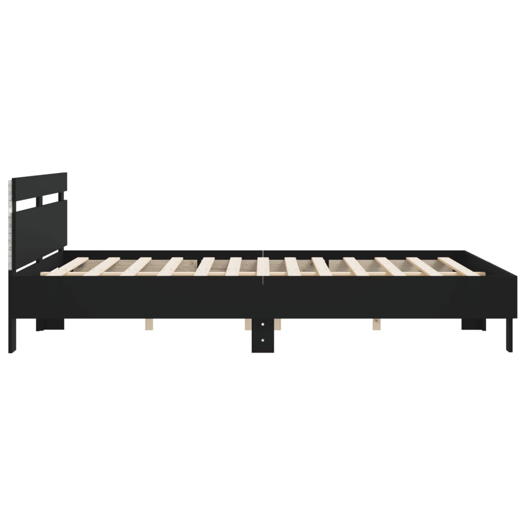 Bed Frame With Led Without Mattress