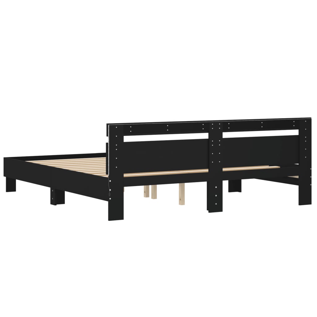 Bed Frame With Led Without Mattress