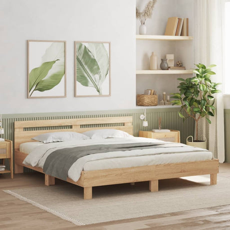Bed Frame With Led Without Mattress