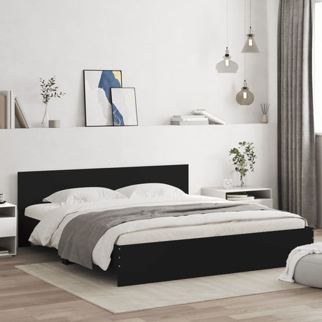 Bed Frame Without Mattress With Led Lights