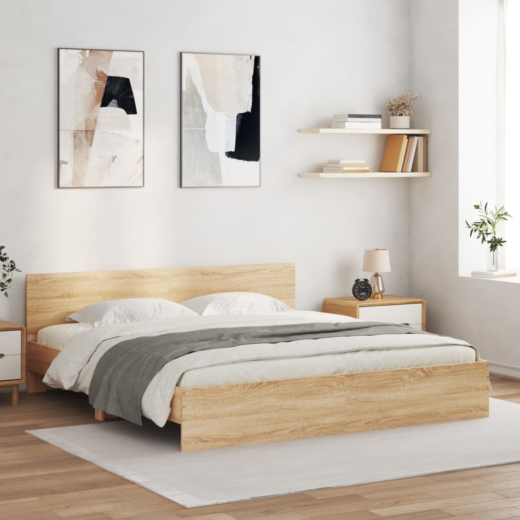 Bed Frame Without Mattress With Led Lights