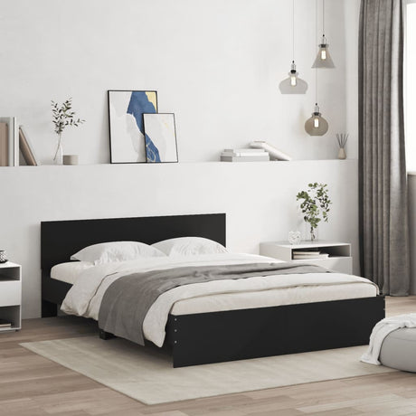Bed Frame Without Mattress With Led Lights