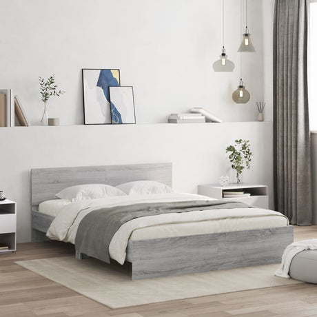 Bed Frame Without Mattress With Led Lights